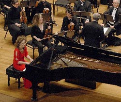 Virginia Eskin with the Boston Civic Orchestra